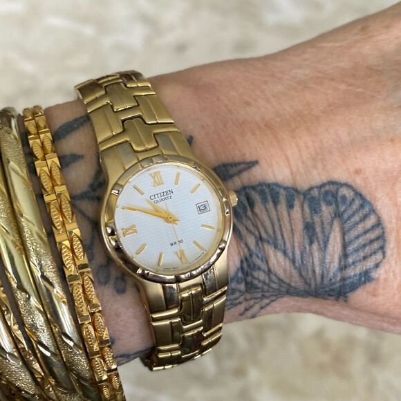 Citizen Accessories - Citizen Gold Tone Quartz Watch